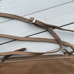 Tas Mickey springbok natural 25x20cm leather top