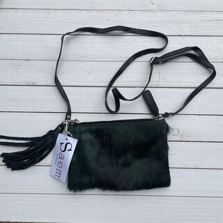Tas Carol Springbok donker groen 23x15cm