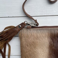 Tas Carol springbok natural 23x15cm