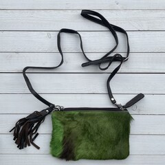 Tas Carol Springbok licht groen 23x15cm