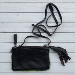 Tas Carol Springbok licht groen 23x15cm