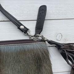 Tas Carol Springbok baby blauw 23x15cm