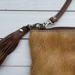 Tas Carol Springbok oker 23x15cm