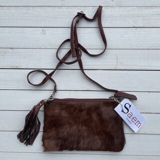 Tas Carol Springbok bruin 23x15cm