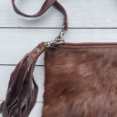 Tas Carol Springbok bruin 23x15cm