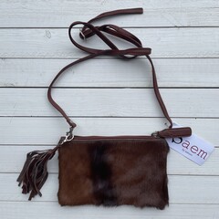 Tas Carol Springbok bruin 23x15cm