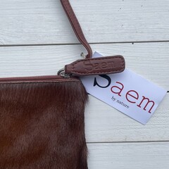 Tas Carol Springbok bruin 23x15cm