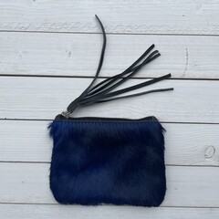 Tas Kim Springbok donker blauw (navy) 16x12cm