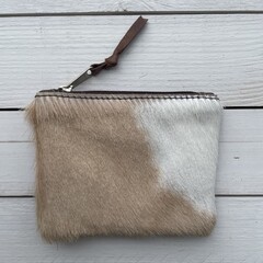 Tasje Issy springbok natural 12x9cm