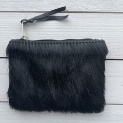 Tasje Issy springbok zwart 12x9cm