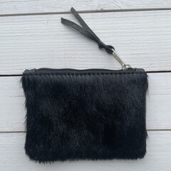 Tasje Issy springbok zwart 12x9cm