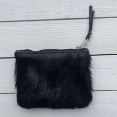 Tasje Issy springbok zwart 12x9cm