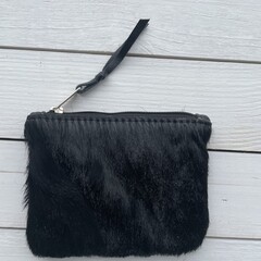Tasje Issy springbok zwart 12x9cm