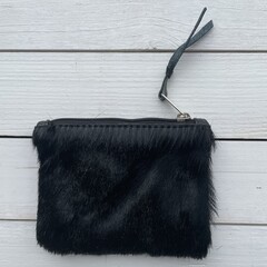 Tasje Issy springbok zwart 12x9cm