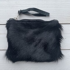 Tasje Issy springbok zwart 12x9cm