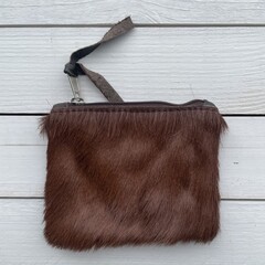 Tasje Issy springbok bruin 12x9cm