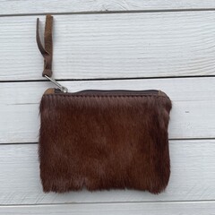 Tasje Issy springbok bruin 12x9cm