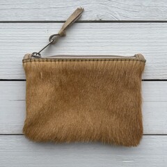 Tasje Issy springbok oker 12x9cm