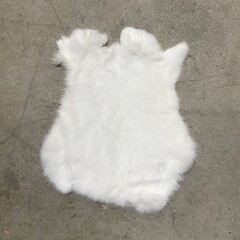 Konijnenvachten wit L45-50 x B30-40cm