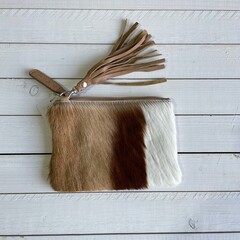 Tas Ann natural sprinbok 20x14cm