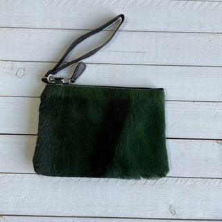 Tas Ann springbok donker groen 20x14cm - 2