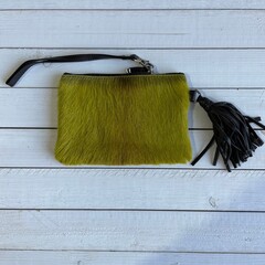 Tas Ann springbok licht groen 20x14cm