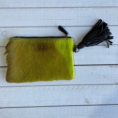 Tas Ann springbok licht groen 20x14cm