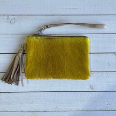 Tas Ann springbok geel 20x14cm