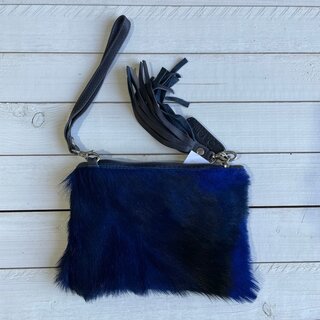 Tas Ann springbok donker blauw 20x14cm