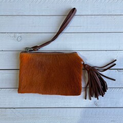 Tas Ann springbok oranje 20x14cm