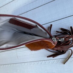 Tas Ann springbok oranje 20x14cm