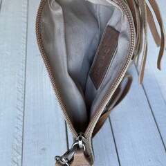 Tas Ann springbok baby blauw 20x14cm