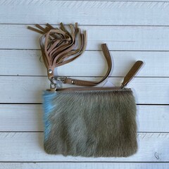 Tas Ann springbok baby blauw 20x14cm