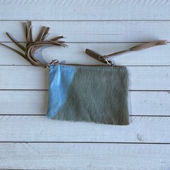 Tas Ann springbok baby blauw 20x14cm