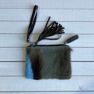 Tas Ann springbok baby blauw 20x14cm