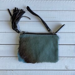 Tas Ann springbok baby blauw 20x14cm