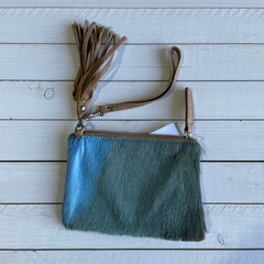 Tas Ann springbok baby blauw 20x14cm
