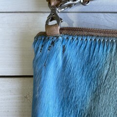 Tas Ann springbok baby blauw 20x14cm