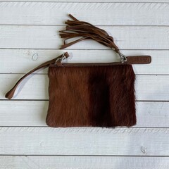 Tas Ann springbok bruin 20x14cm