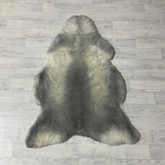 IJslander schapenvacht grijs wit 110x70cm M