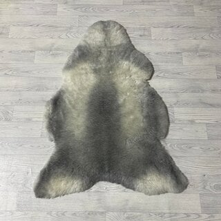 IJslander schapenvacht grijs wit 110x70cm M