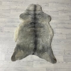 IJslander schapenvacht grijs wit 110x80cm M