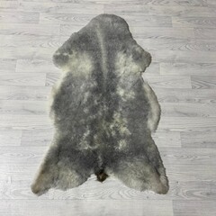 IJslander schapenvacht grijs wit 110x70cm M