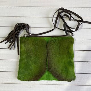 Tas Gemma springbok licht groen 29x23cm