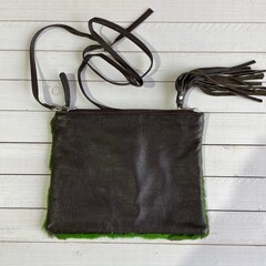 Tas Gemma springbok licht groen 29x23cm