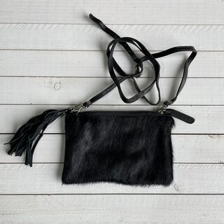 Tas Carol Springbok zwart 23x15cm