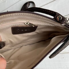 Tas Carol Springbok donker bruin 23x15cm