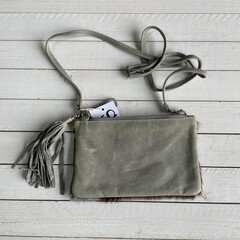 Tas Carol Springbok grijs 23x15cm