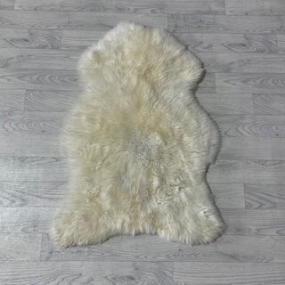 Schapenvacht wit creme 90x65cm