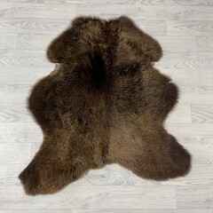 Schapenvacht bruin 90x80cm